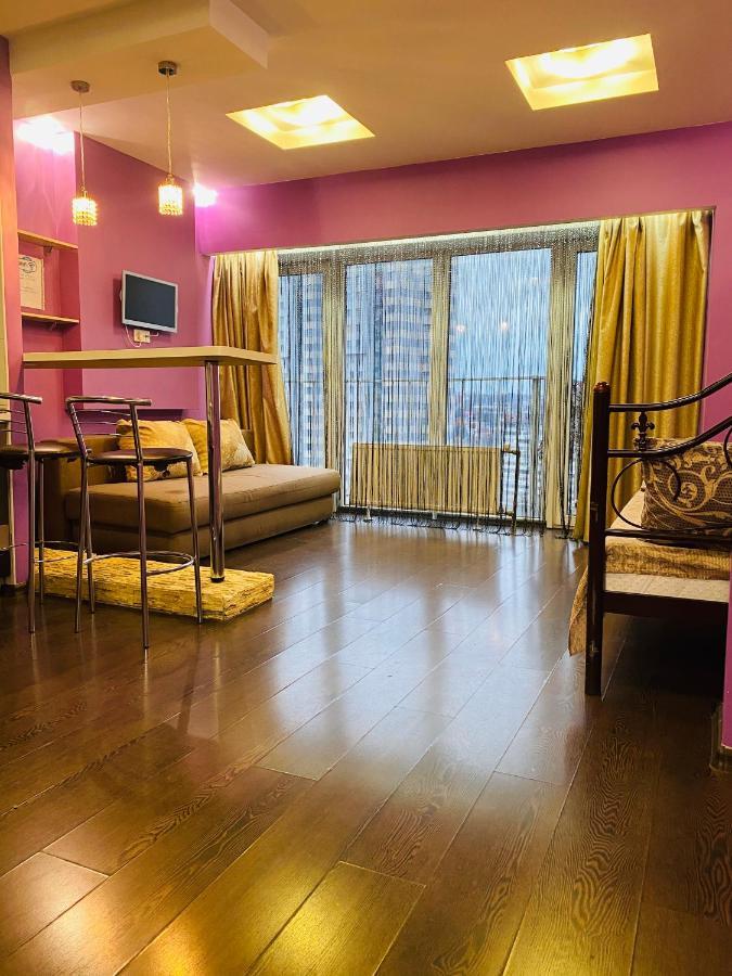 Lux Apartment On Kirova 27D View 15 Floor Dnipro Esterno foto